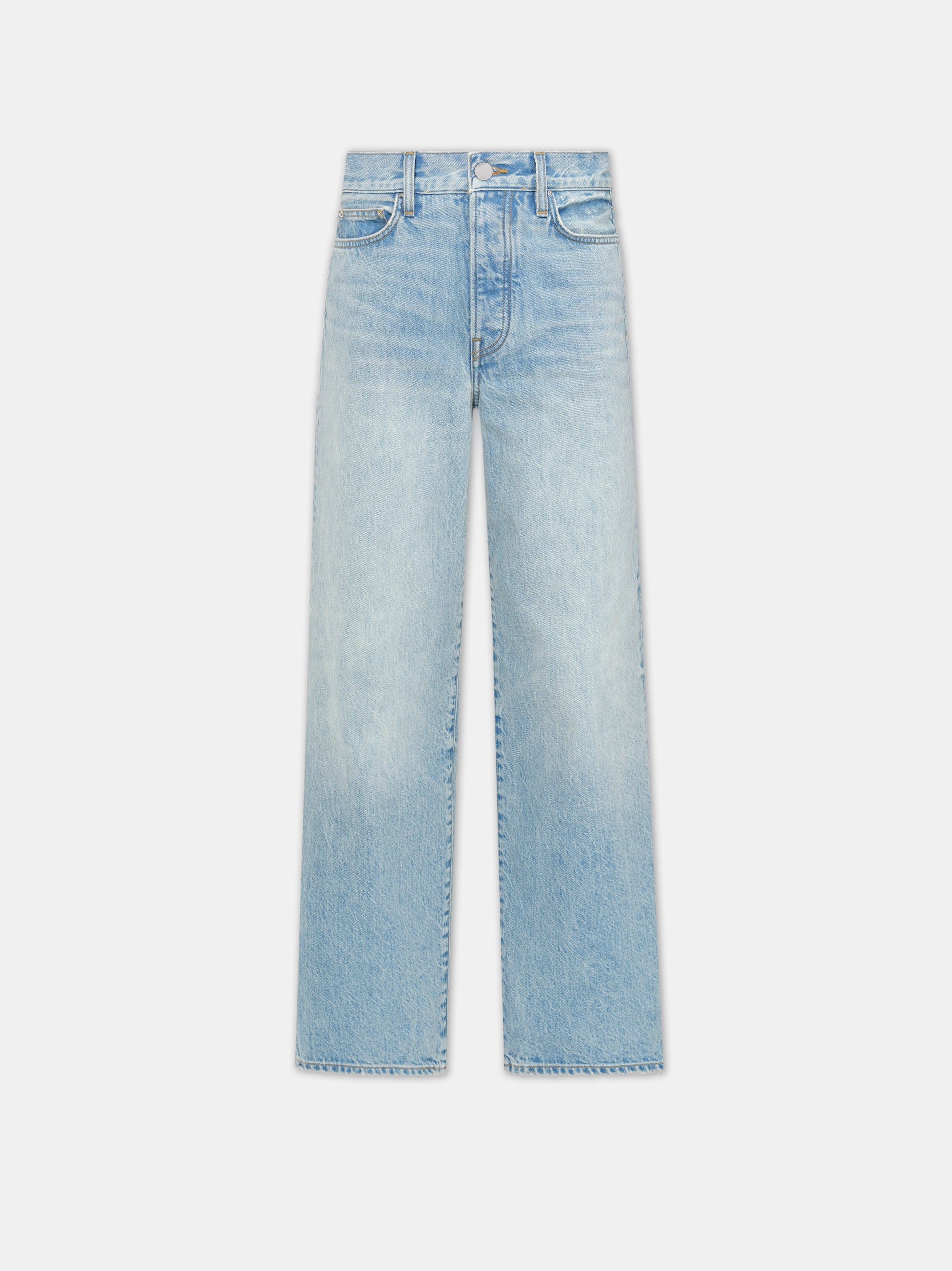 Amiri Wide Straight Jean Pantolon Kadın Mavi | NGM621384